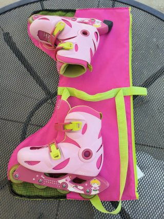 Patines Oxelo Ajustables Talla 34-36 Rosa
