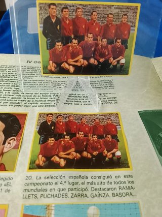 1982 España! Zamora kubala sin pegar lote dificilí