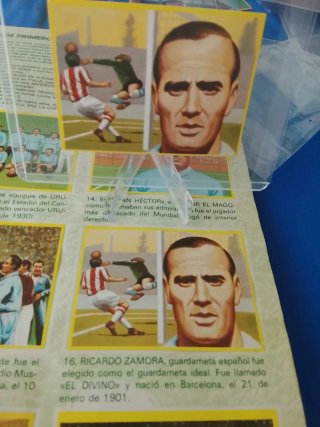 1982 España! Zamora kubala sin pegar lote dificilí