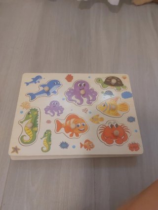 5 Puzzles de madera Montessori
