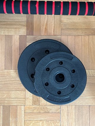 Mancuernas Ajustables y Barra Musculación