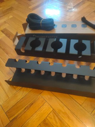 Kit Organizador Cables HOMEPROTEK Negro