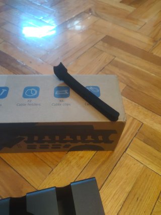 Kit Organizador Cables HOMEPROTEK Negro