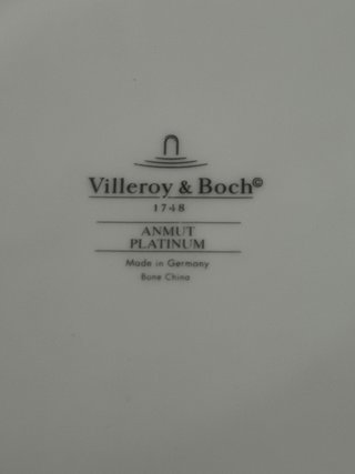 Vajilla Villeroy & Boch Porcelana Blanca