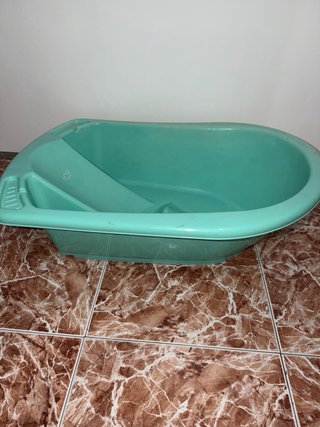 Bañera para bebé color turquesa