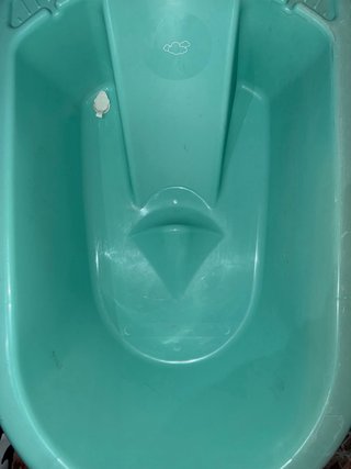 Bañera para bebé color turquesa