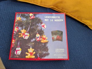 Luces Navidad Vintage Papa Noel