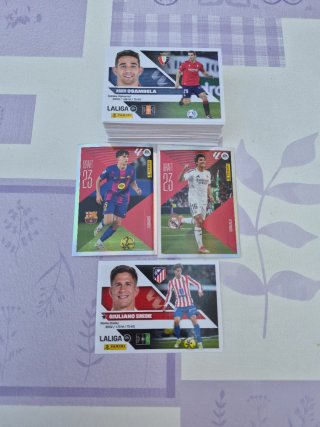 Lote de mas de 100 cromos LaLiga Panini T.26/27