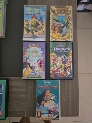 Cintas VHS Disney Clásicos (Español)