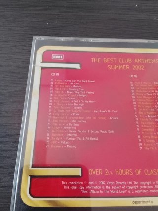 CD The Best Club Anthems Summer 2002