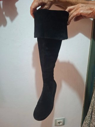Botas estilo mosquetero piel mujer