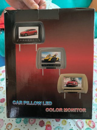 Pantallas reposacabezas coche