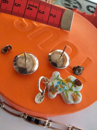 Conjunto Tous Plata y Porcelana