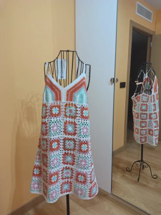 Vestido Crochet Boho Verano