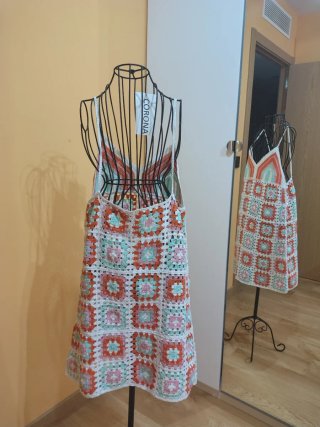 Vestido Crochet Boho Verano