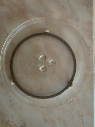 Plato de cristal para microondas