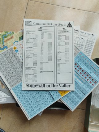 Wargame Stonewall in the Valley Avalon Hill