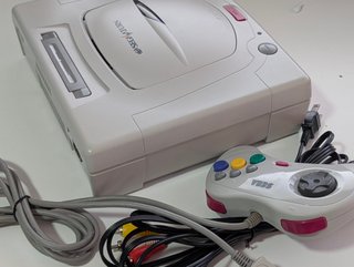 Consola Sega Saturn Blanca model