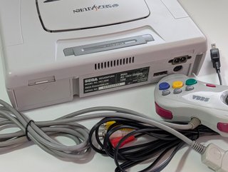 Consola Sega Saturn Blanca model
