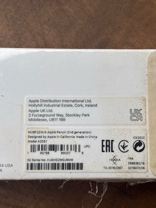 Apple Pencil 2ª Gen Nuevo