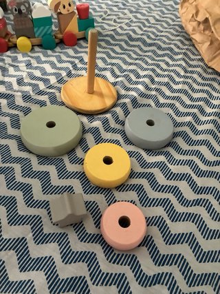 Lote 3 Juguetes Madera Montessori
