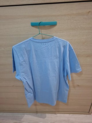 Camiseta Pedro del Hierro azul estampada