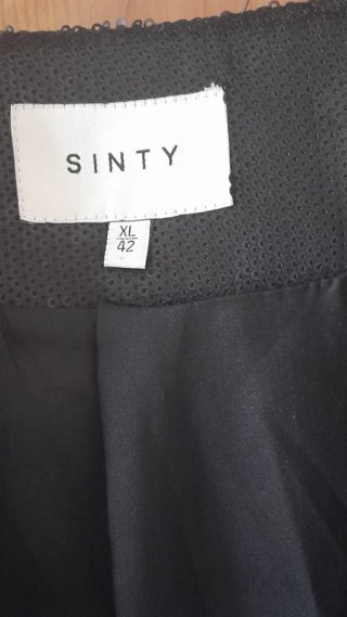 Chaqueta SINTY lentejuelas negra