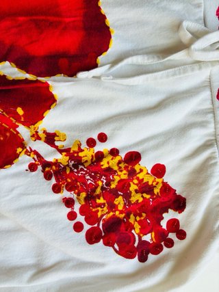 Falda Desigual Talla M Estampado Floral