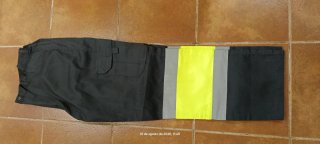 Pantalón de trabajo negro y amarillo Talla 46