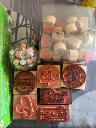 Kit Embossing y Sellos Crelanndo Manualidades