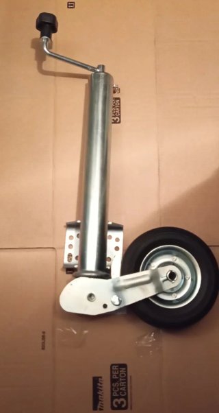 Rueda Jockey 60mm remolque caravana portacoches