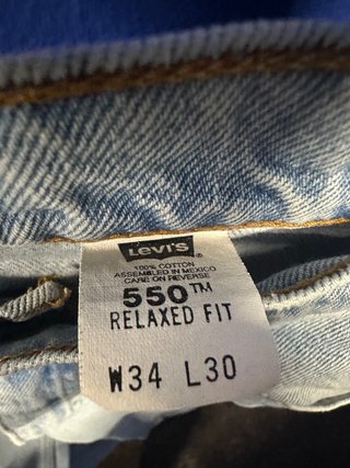 Vaqueros Levi's 550 Relaxed Fit W34 L30