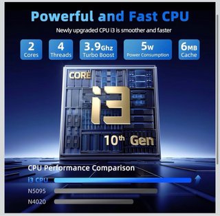 Portátil 18.5 Pulgadas 16GB RAM 256GB SSD Core i3