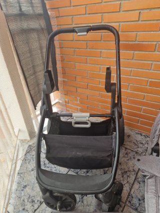Carro de bebé Nurse 3 piezas gris Me a costado 350
