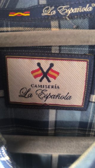 Camisa de cuadros La Española hombre