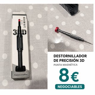 Destornillador Precisión 3D Punta Magnética