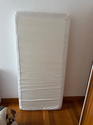 Colchón con funda de tela