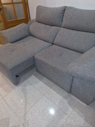 Sofá de 3 plazas gris