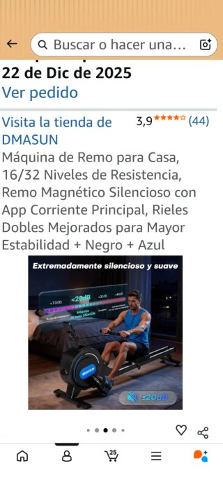 Máquina de Remo - Usada 6 veces