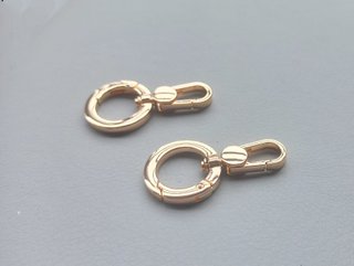 2 Ganchos Doble Apertura para Bolsos