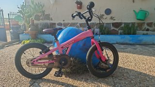 Monty Niña 16 ", modelo 103 Aluminio pink
