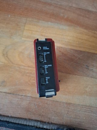Walkman Sanyo M 4440 Vintage Rojo