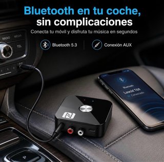 Receptor Bluetooth LOOCID 5.3 RCA AUX Jack 3.5mm