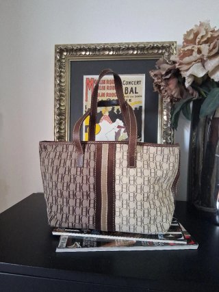 Bolso Tote CH Beige y Marrón
