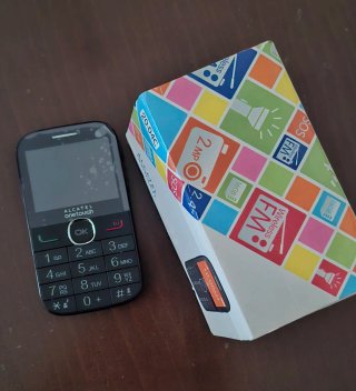 Móvil Alcatel 20-04C 16GB Negro Multicolor