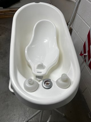 Bañera para bebé con soporte
