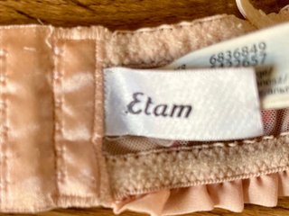 Sujetador Etam Push Up Rosa Pájaros