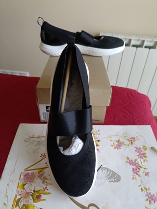 Zapatos Mary Jane Clarks Negros Talla 38