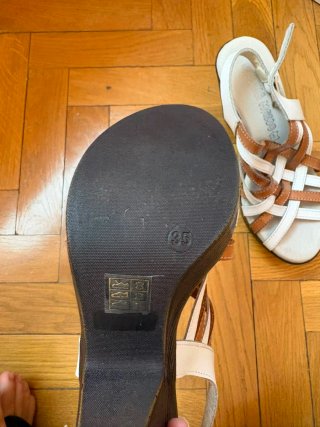 Sandalias de cuña mujer