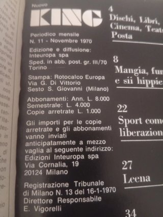 King Specialissimo 1970